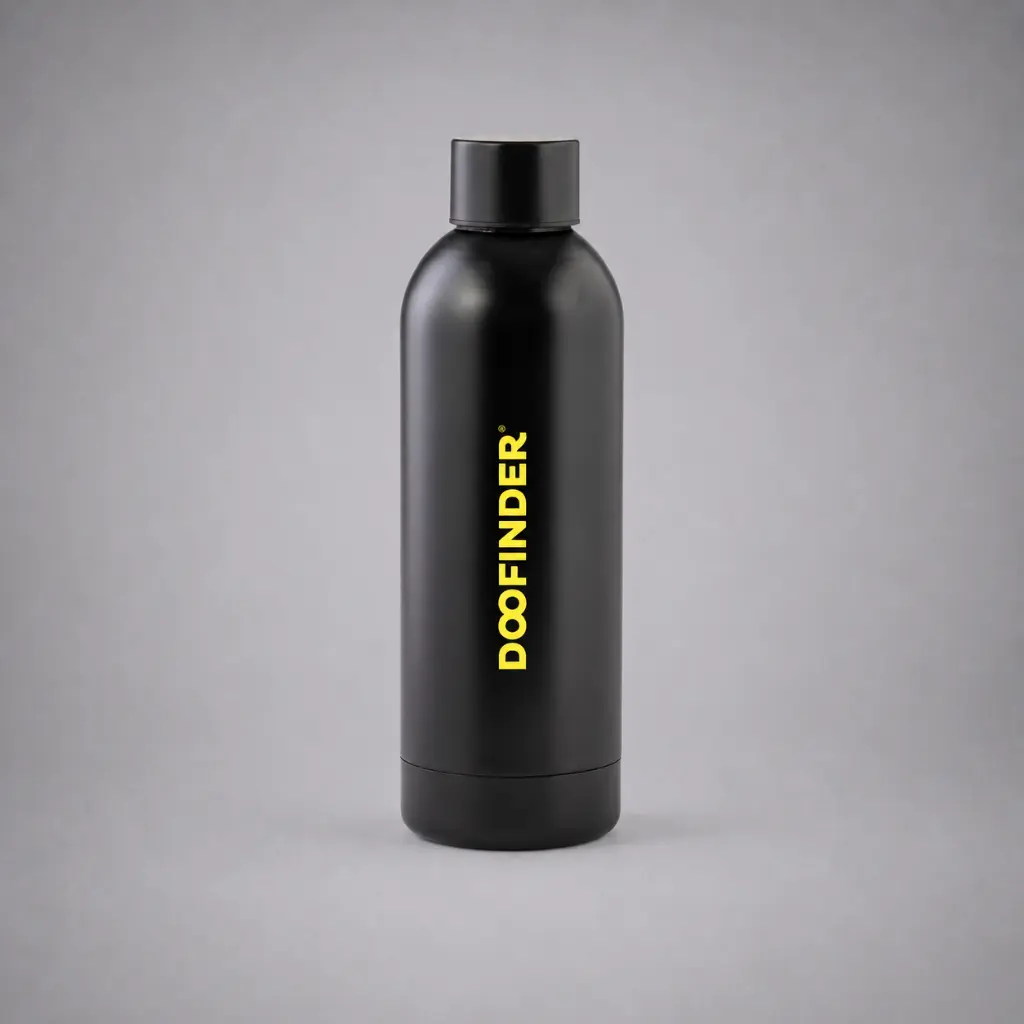 PINEAU. Bidón metálico de 800 ml en colores metalizados mate