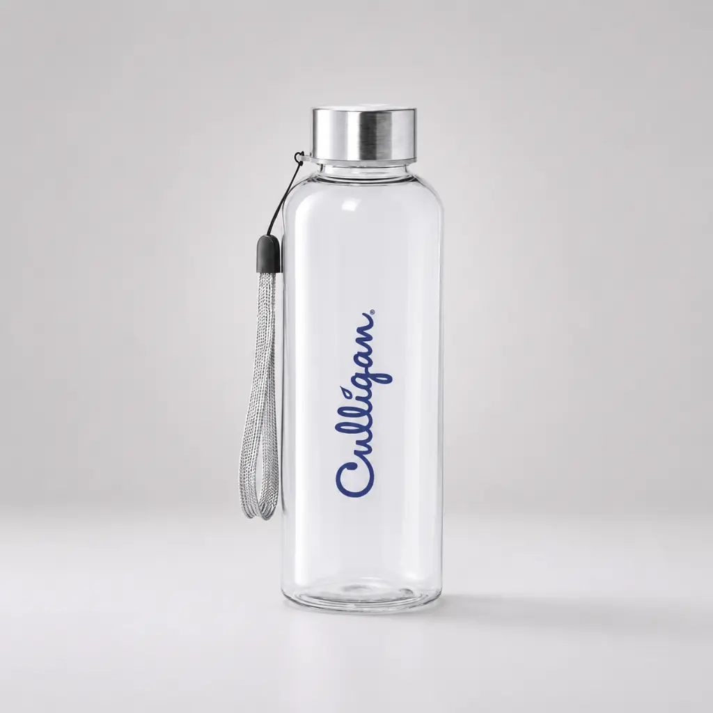 GIZMO. Bidón de 500ml de plástico de colores con tapón inox