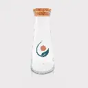 Botella de cristal con tapón de corcho