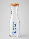 Botella de cristal ROPER de 1 l con tapón de corcho