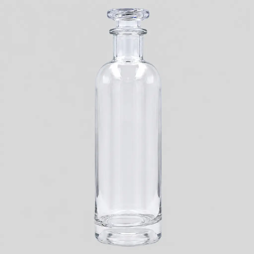 Botella de cristal alta BOTIK con tapón transparente