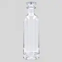 Botella de cristal alta BOTIK con tapón transparente