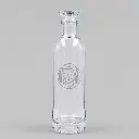 Botella de cristal alta BOTIK con tapón transparente