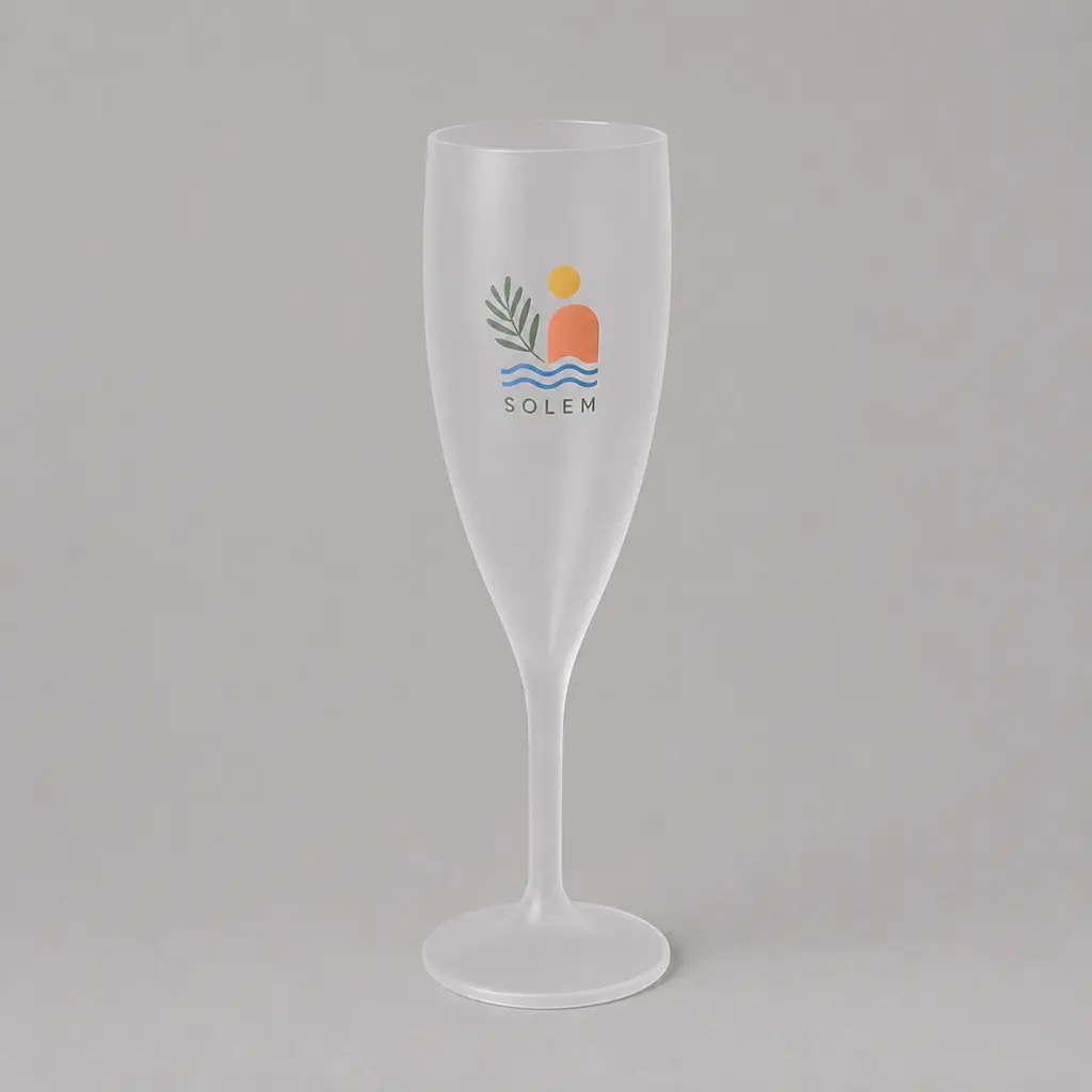 Copa de cava reutilizable personalizada 15cl