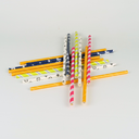 Standard colored paper straw Ø0.6x20 cm.