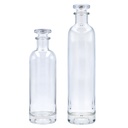 Hohe Glasflasche mit transparentem Verschluss BOTIK.