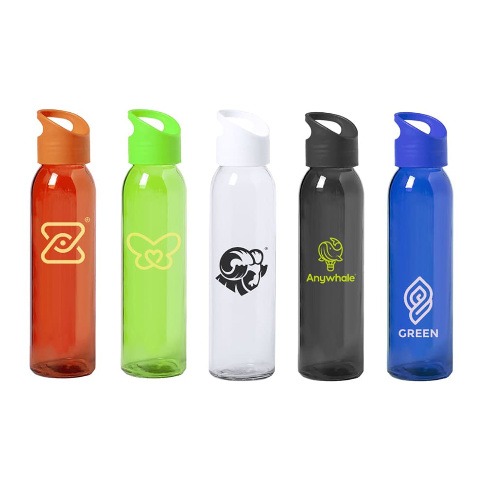 Bottiglia TISLIT 470 ml in vetro colorato con tappo colorato