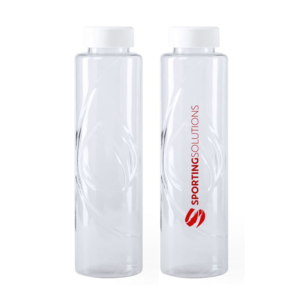 Bottiglia trasparente da 830 ml in bioplastica PLA PLABOT.