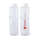 Bottiglia trasparente da 830 ml in bioplastica PLA PLABOT.