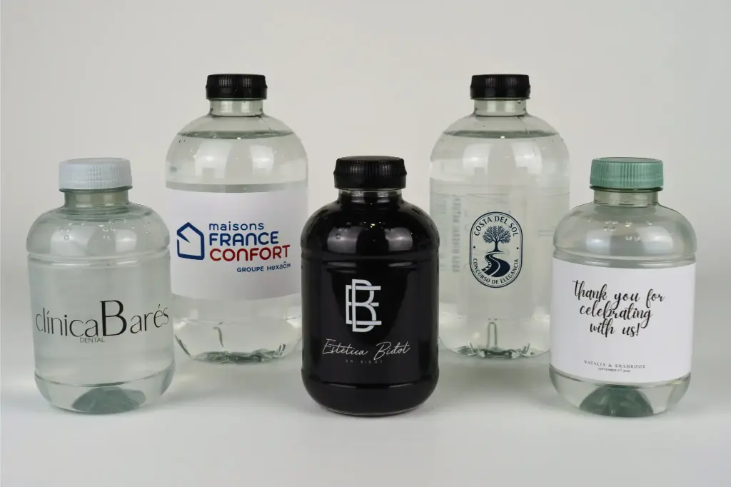 Bottiglia d'acqua personalizzata in rPET riciclato