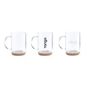 Glastasse mit Korkboden HEZE, 450ml 