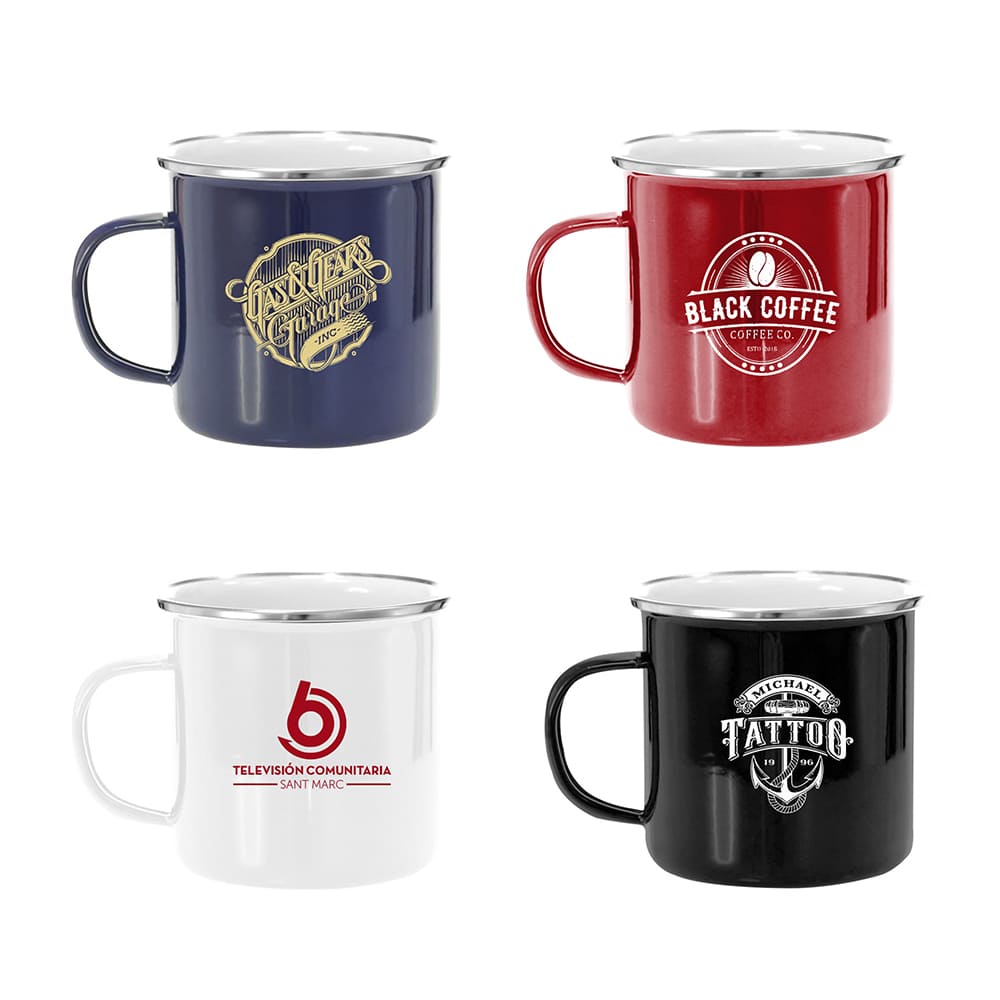 Bicchiere in metallo vintage colorato KRAZ da 380 ml