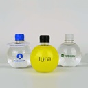 Bottiglia rPET d'acqua tonda personalizzata da 33cl
