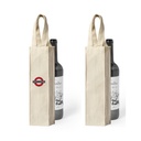 Canvas bag for wine bottle YANA