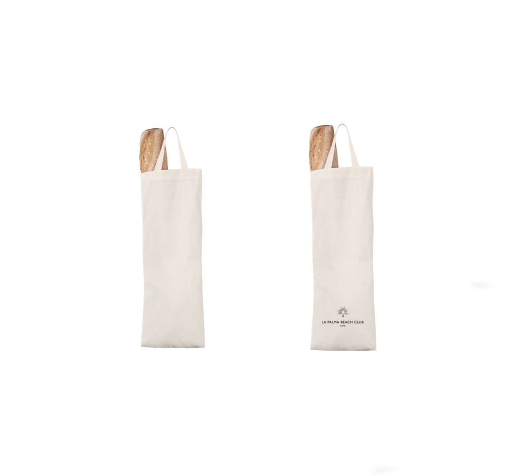 Wiederverwendbare Brottasche aus Baumwolle mit Griff BROT.