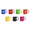 Tazza in ceramica colorata con interno bianco LYRA 350 ml