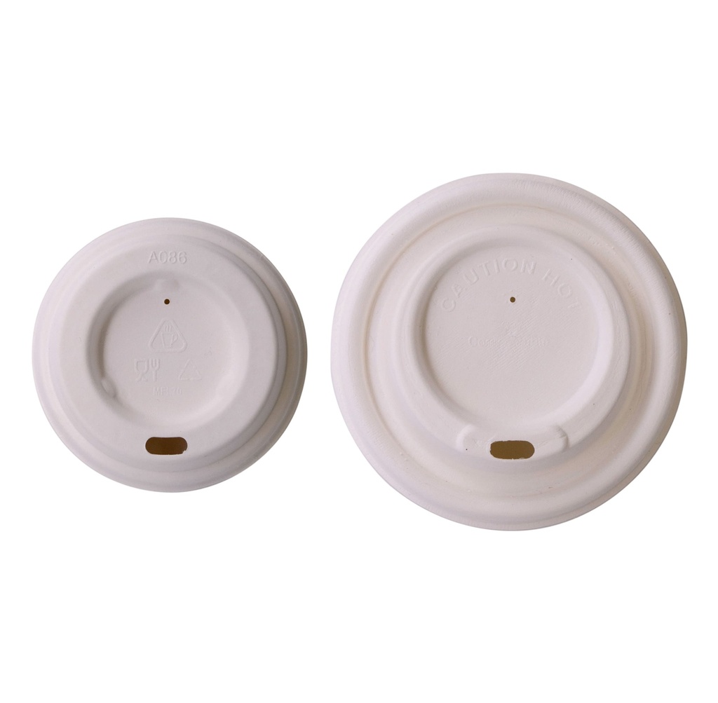 Ökologischer Bagassedeckel für Pappbecher