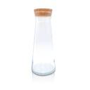 Botella de cristal con tapón de corcho ROPER NEW de 1 l.