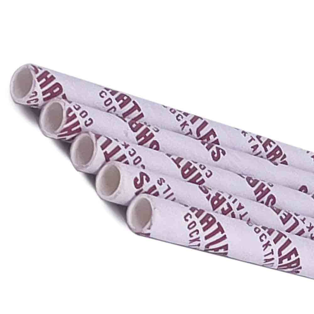 Personalisierter CLASSIC Papierstrohhalm. Ø0,6cm.