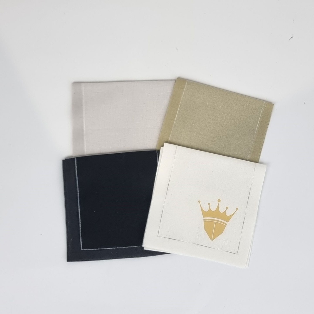 Serviettes en tissu 100 % coton personnalisées