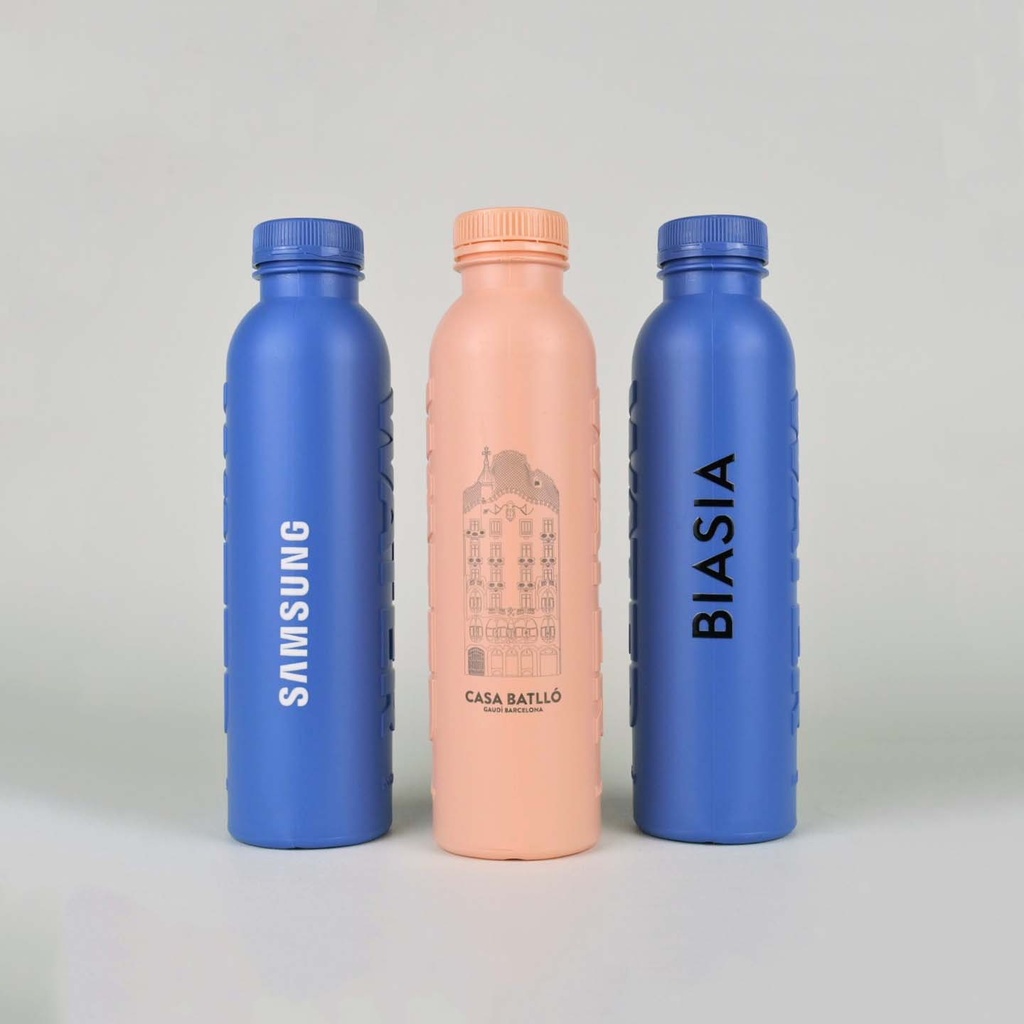 Bottle Up.Bottiglia d'acqua riutilizzabile da 500 ml in canna da zucchero