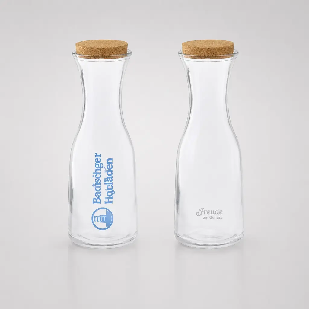 Glasflasche mit Korkverschluss ROPER 1 L.
