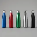 Bouteille colorée métal 630ml avec bouchon argent HERCULES. 