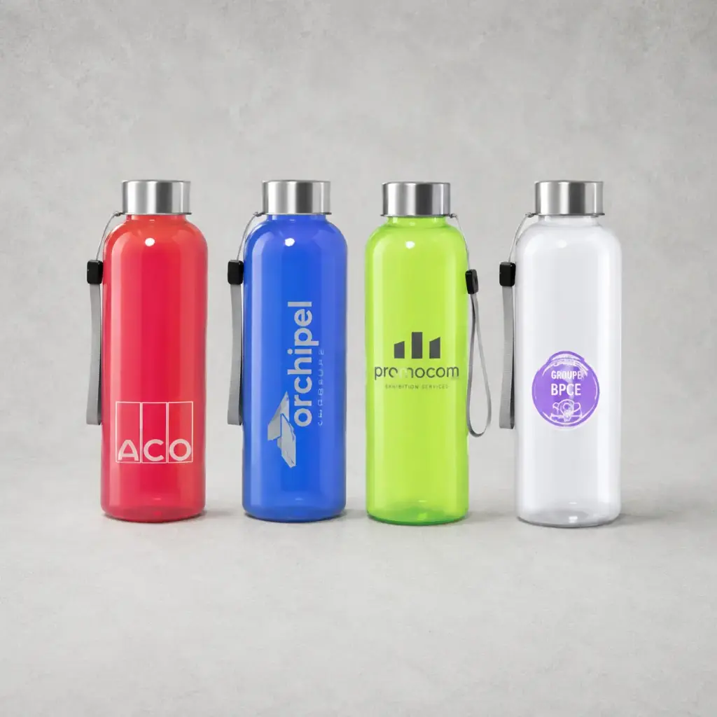 Bidón colores de 600 ml en rPET, PET reciclado LILI. 