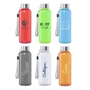 500ml farbige Kunststoffflasche mit Edelstahldeckel GIZMO. 