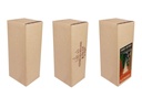 Recycled kraft cardboard boxes for mugs and bottles