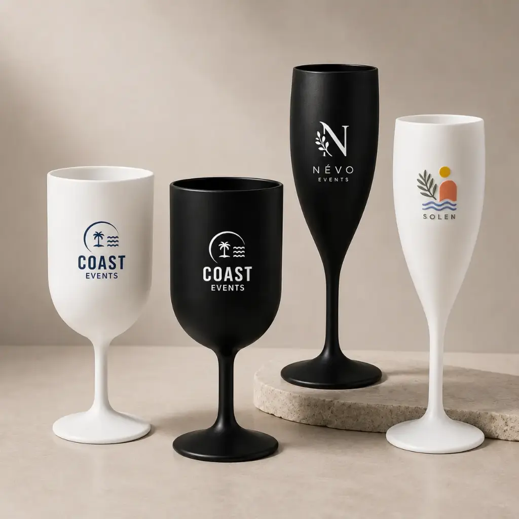 Verres réutilisables en PP personnalisés