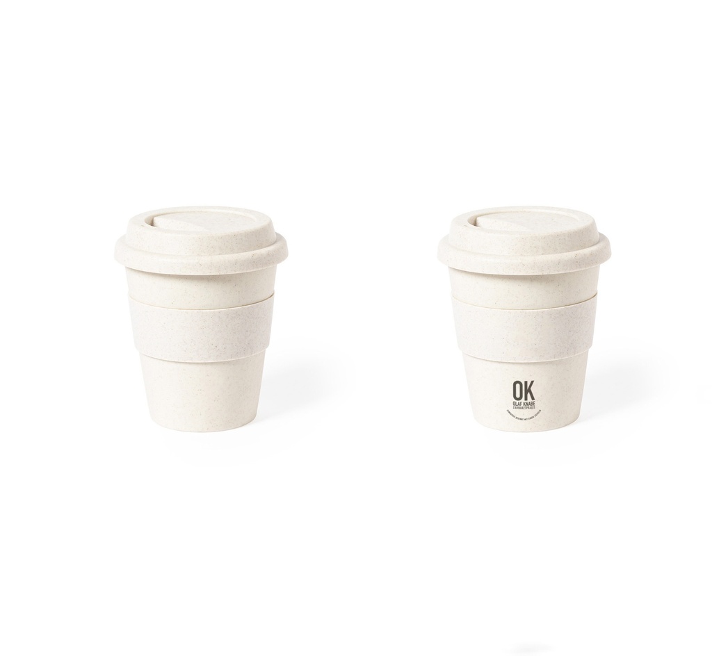 Tasse en plastique PP avec couvercle MERION 350 ml