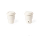 PP Plastic cup with lid MERION, 350 ml