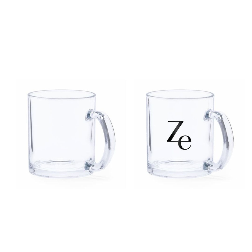 Tasse en verre spéciale de sublimation polychrome BRAT