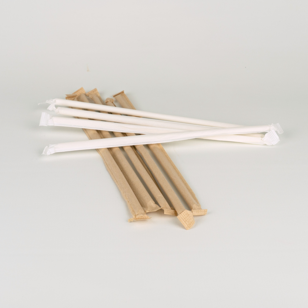 WRAP Individually wrapped paper straw Ø0.6 x 20 cm.