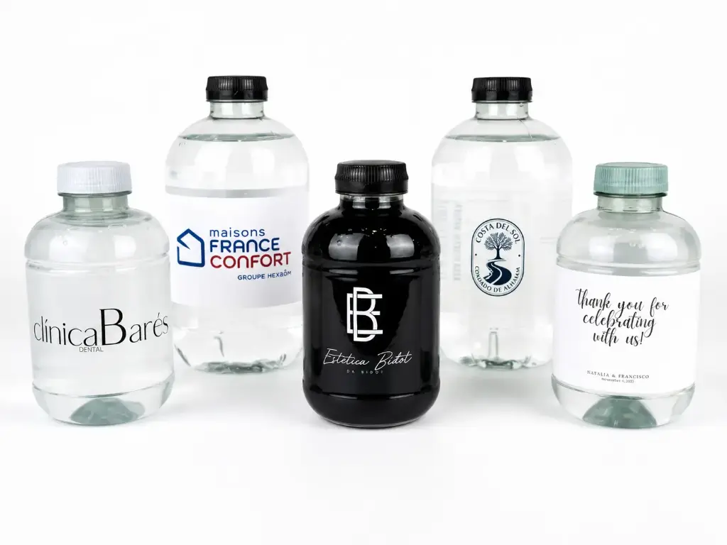 Recycled rPET personalized water bottle 