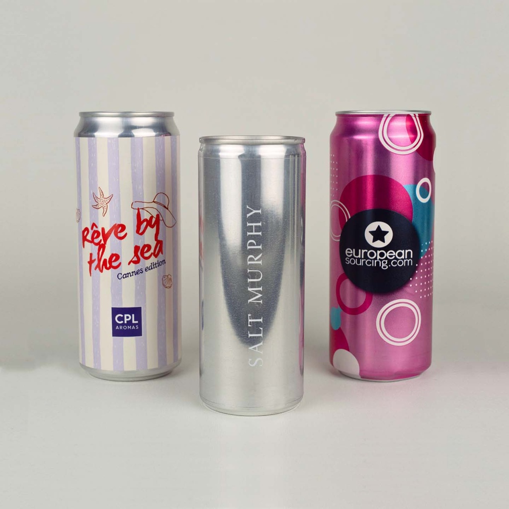 Canette d’eau personnalisée 33 cl