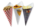 Personalised paper food cone